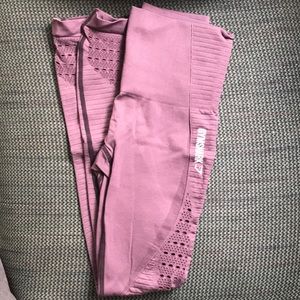 Gymshark Energy Seamless Leggings Berry Red